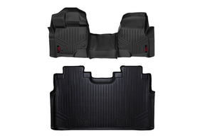 Rough Country Floor Mats | Front & Rear | Crew | Chevy/GMC Canyon/Colorado 2WD/4WD (2015-2022)
