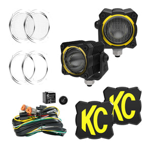 KC HiLites FLEX ERA 1 - 2-Light Master LED Light Pod Kit