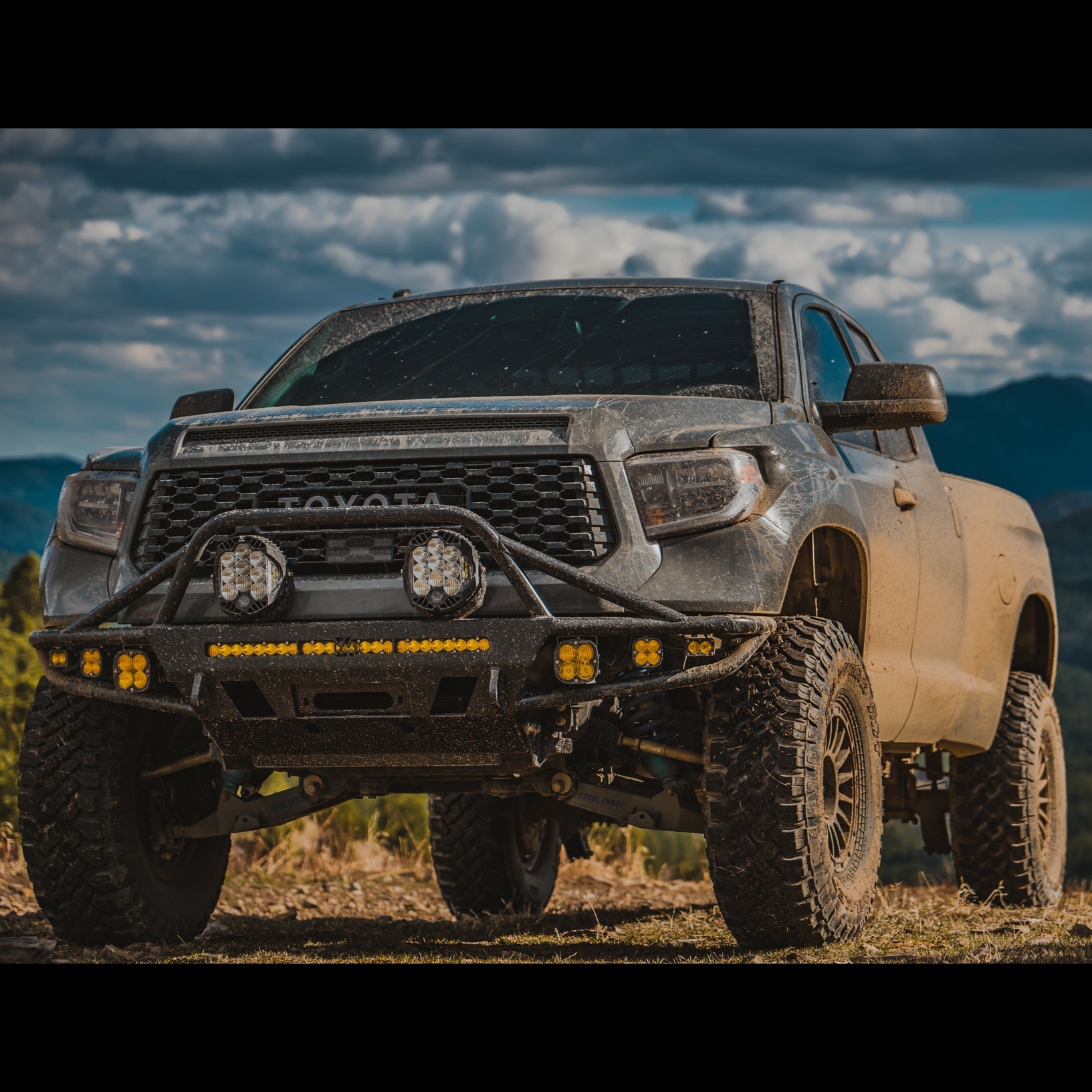 C4 Fabrication Hybrid Front Bumper for 2014-2021 Toyota Tundra - Recon Recovery