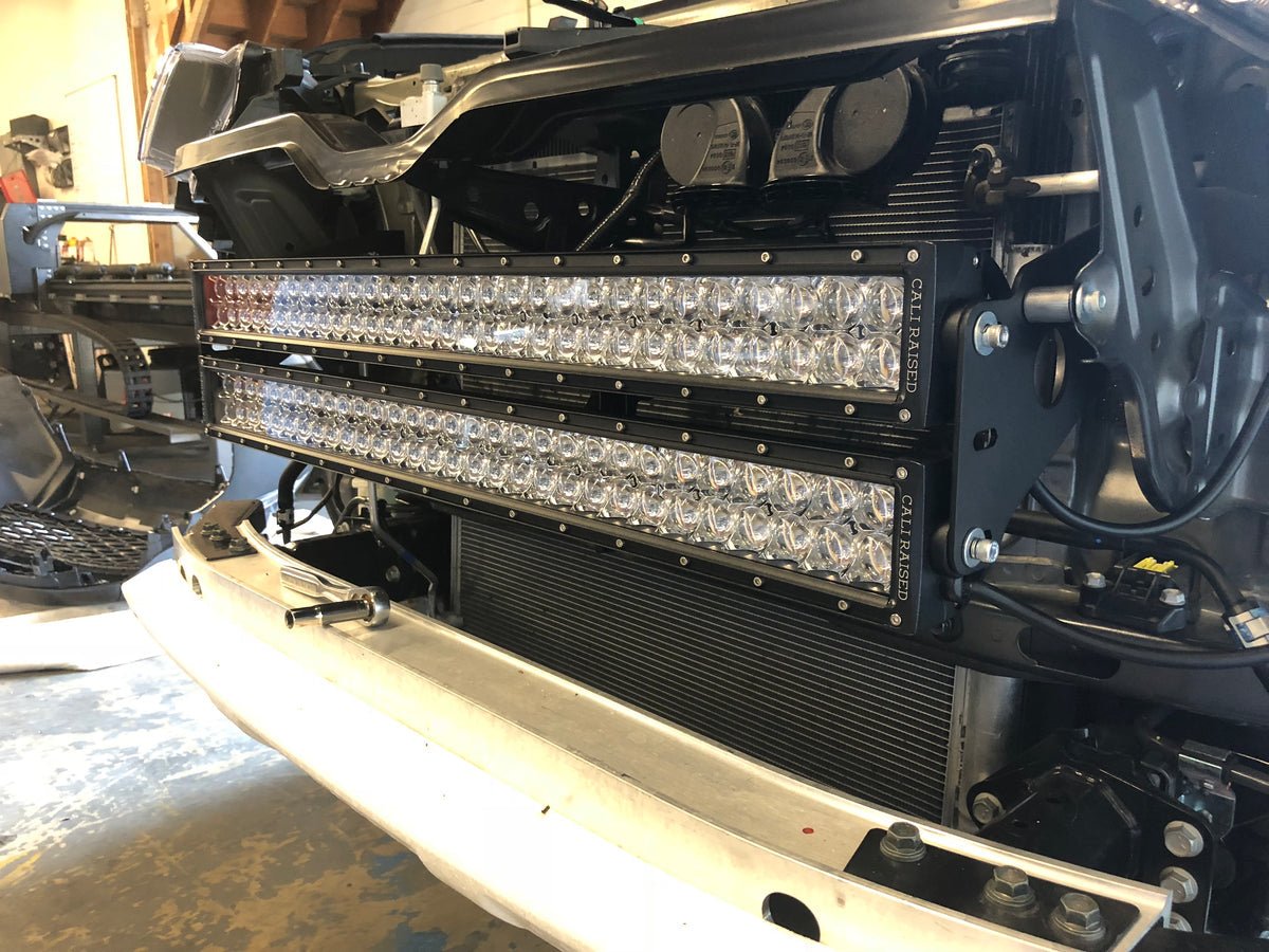 32" Hidden Grille LED Light Bar Mounting Brackets For 2014-2024 Toyota 4Runner