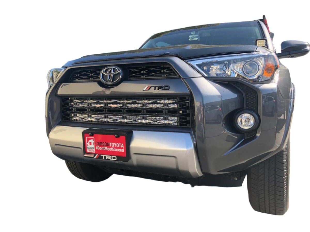 32" Hidden Grille LED Light Bar Mounting Brackets For 2014-2024 Toyota 4Runner