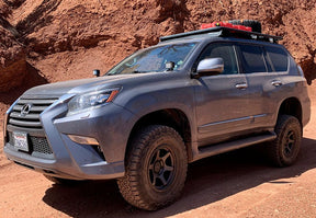 Low Profile LED Ditch Light Mounting Brackets For 2010-2022 Lexus GX 460 - Recon Recovery