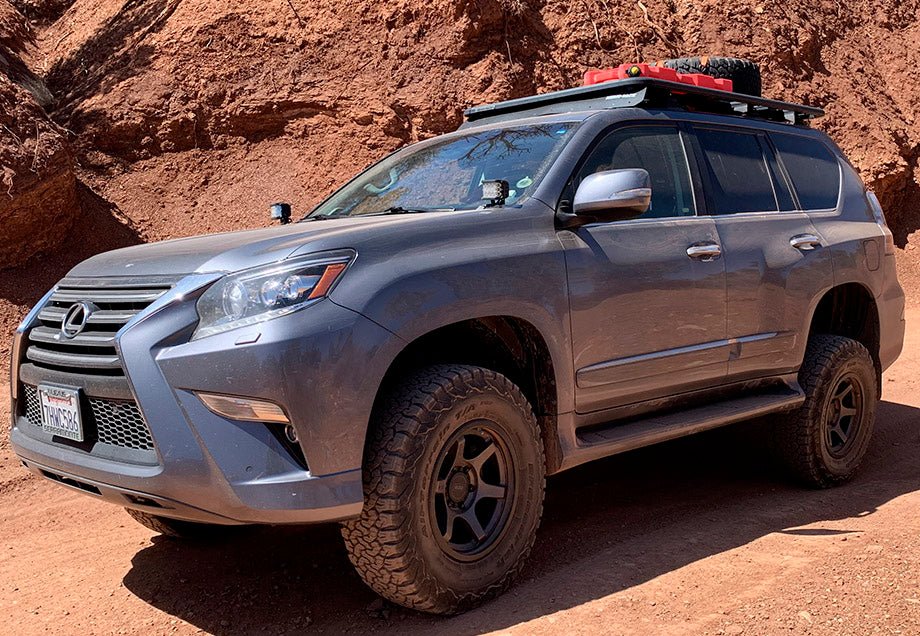 Low Profile LED Ditch Light Mounting Brackets For 2010-2022 Lexus GX 460 - Recon Recovery