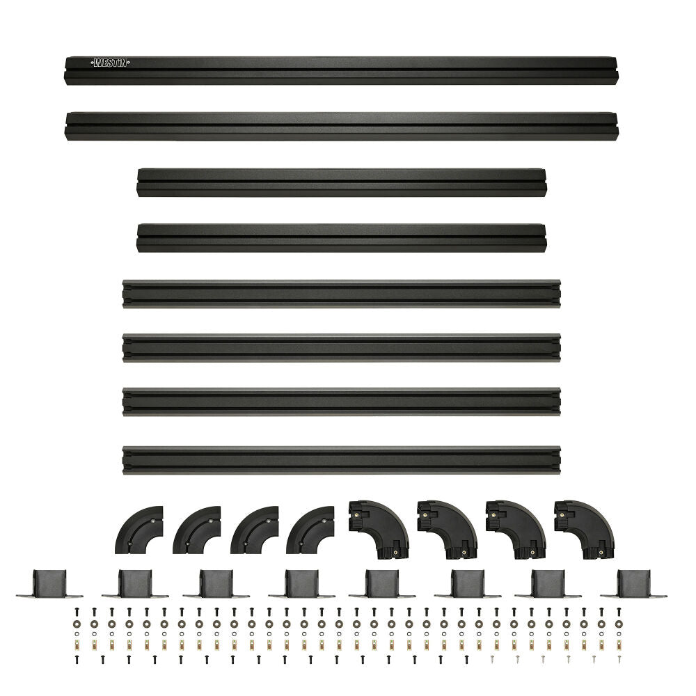 Westin Automotive EXP Low Profile Modular Roof Rack for Truck Cap - Recon Recovery