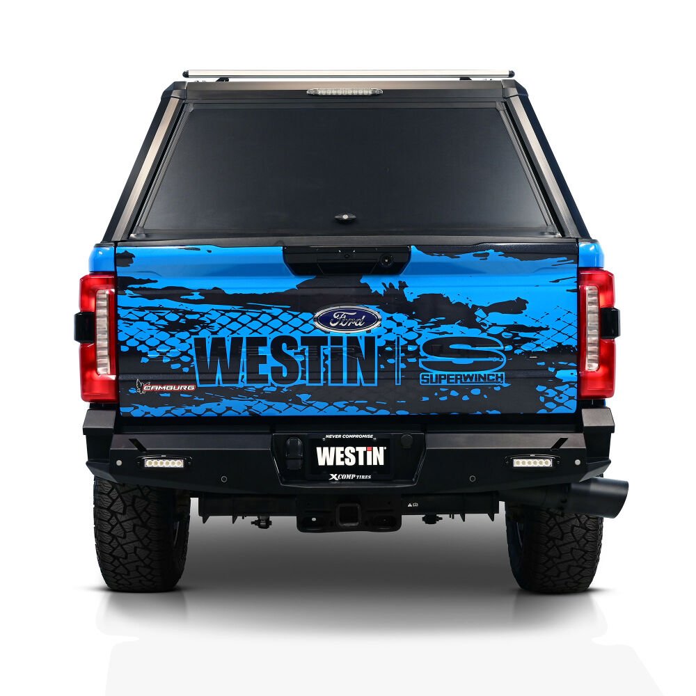 Westin Automotive EXP Bolt on Aluminum Bed Cap for 2023-2026 Ford F-250 F-350 6.8ft Bed - Recon Recovery
