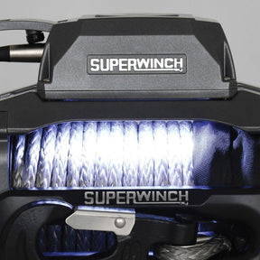 Superwinch SX12SR 12,000 lbs. Wireless Recovery Winch with LED- 80ft Synthetic Rope