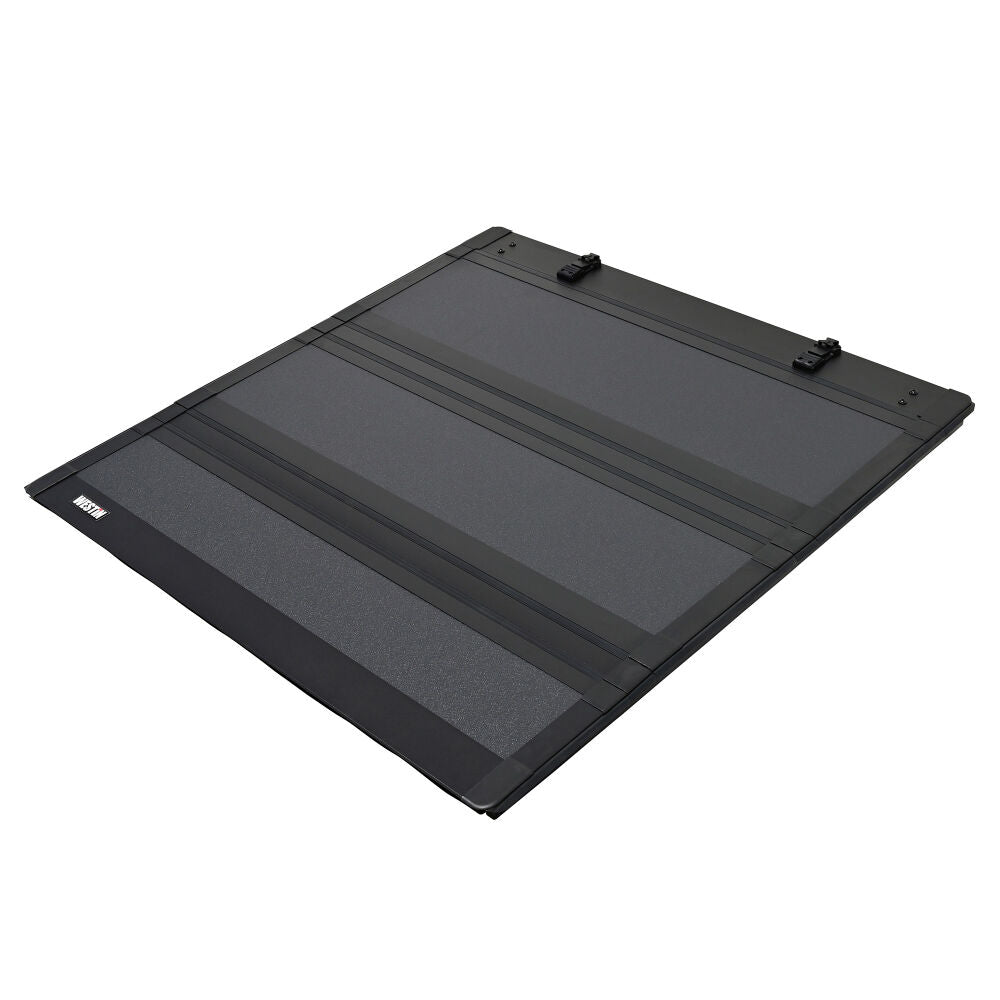 Westin Hard Tri-Fold Aluminum Tonneau Cover for 2020-2026 GM Silverado & Sierra 1500 - 6.6ft Bed