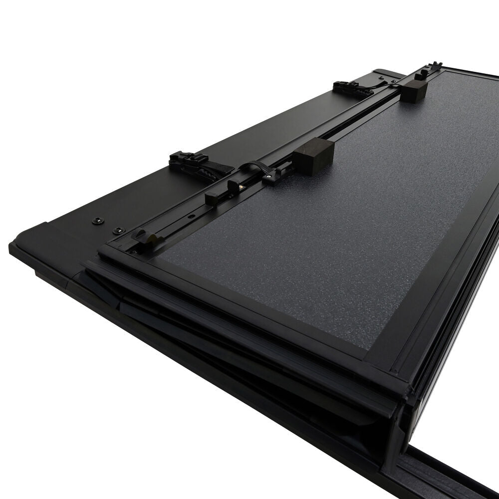 Hard Tri-Fold Aluminum Tonneau Cover for 2022-2026 Toyota Tundra - Recon Recovery