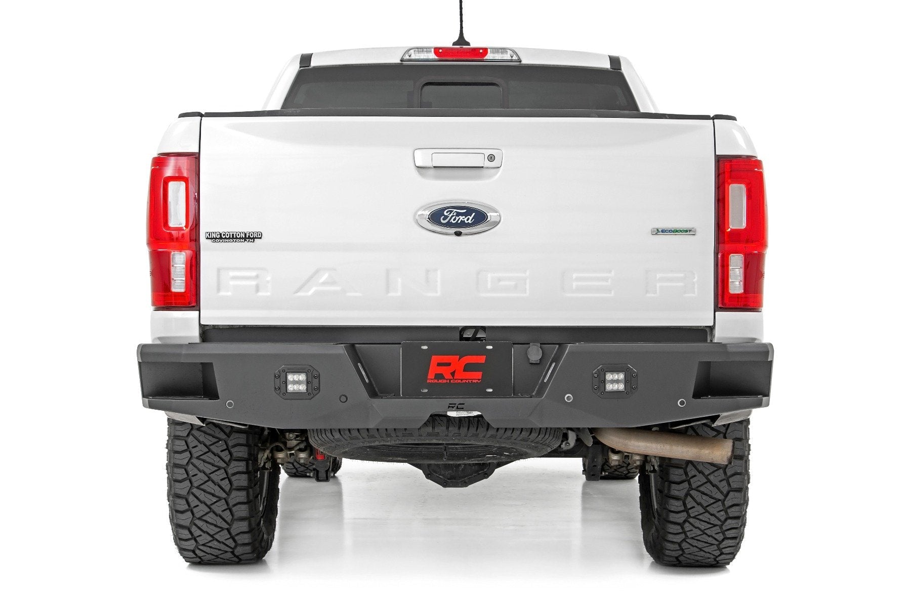 RC Steel Replacement Rear Bumper with LED Lights for 2019-2023 Ford Ranger - Recon Recovery