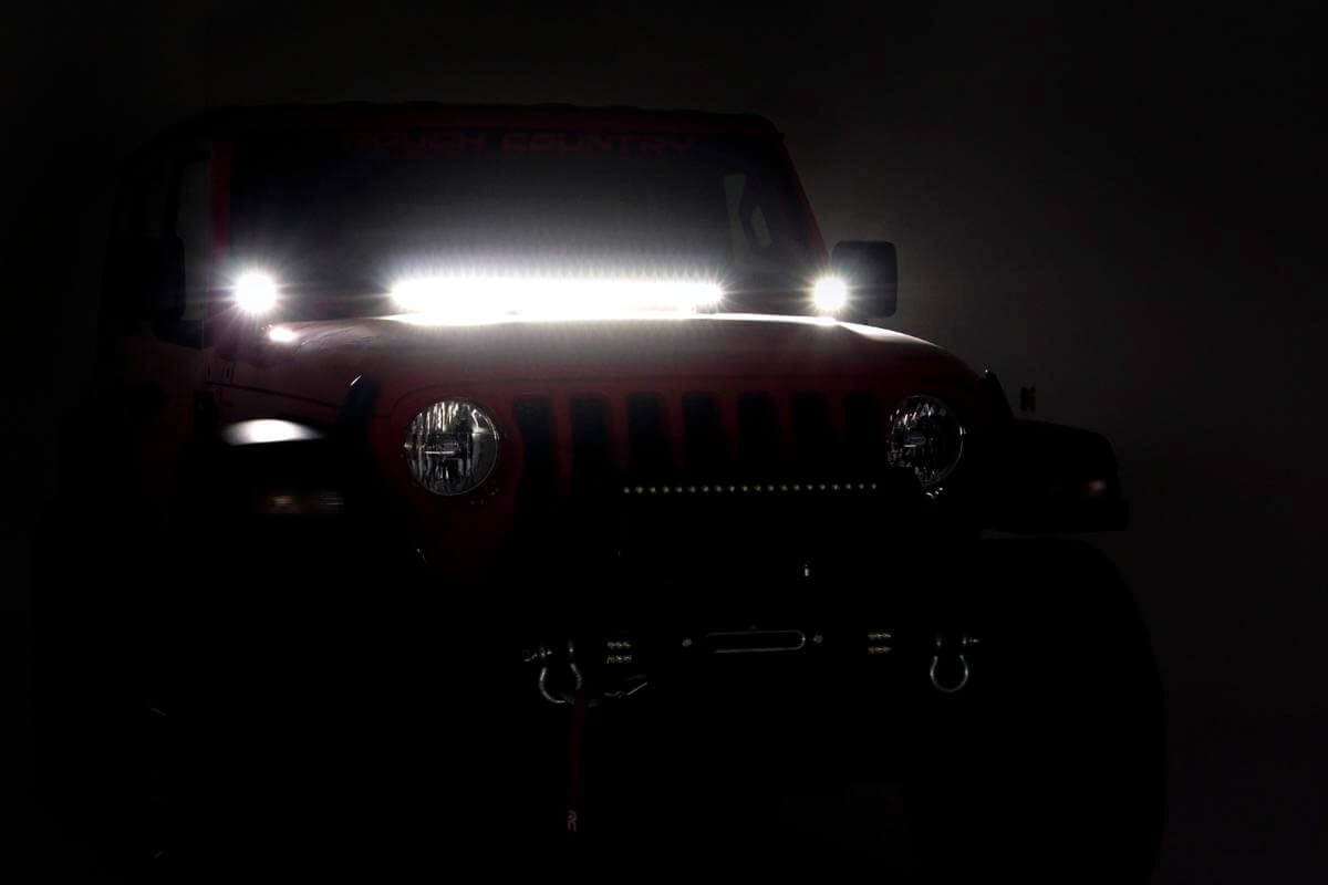 Rough Country LED Light Kit for 2018-2026 Jeep Gladiator JT/Wrangler JL