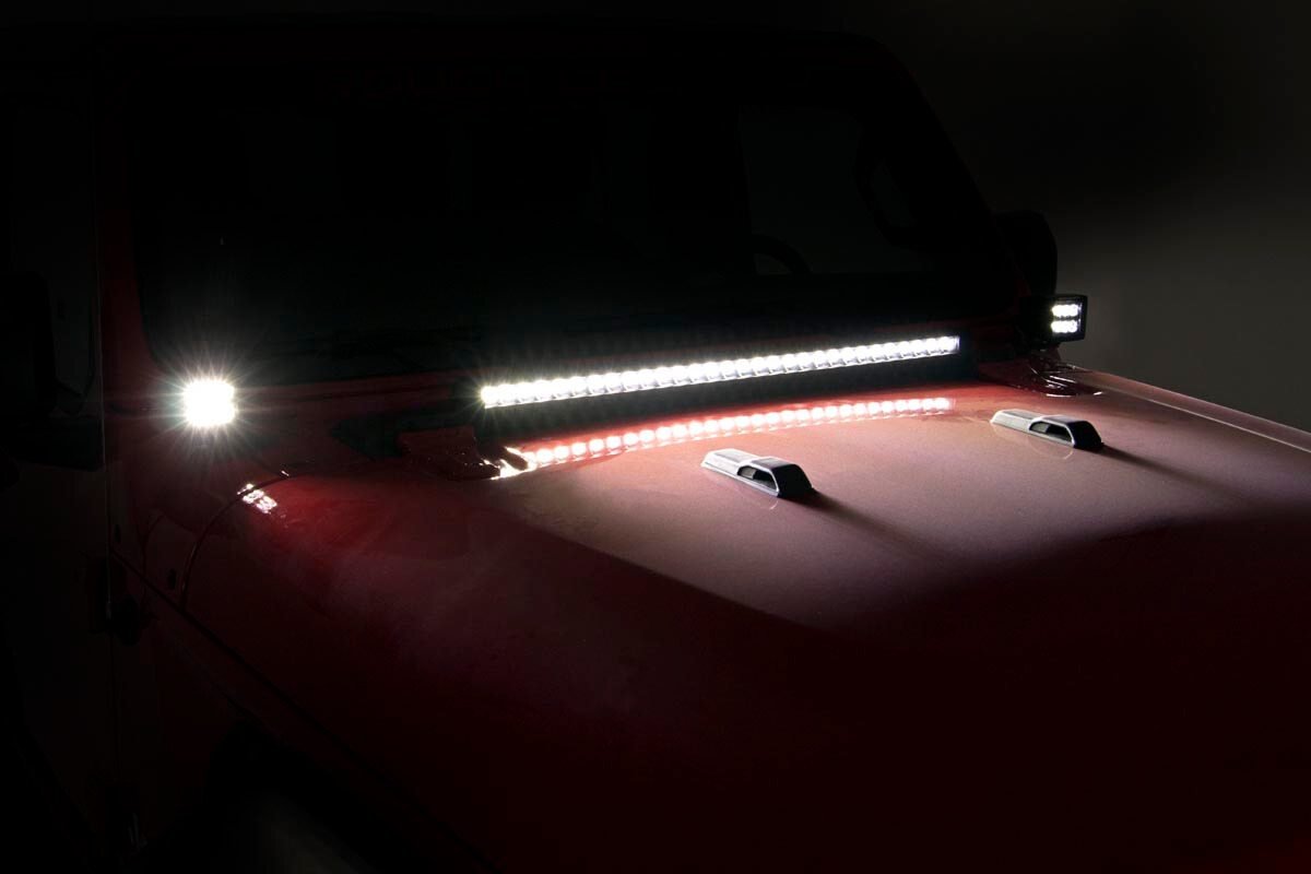 Rough Country LED Light Kit for 2018-2026 Jeep Gladiator JT/Wrangler JL