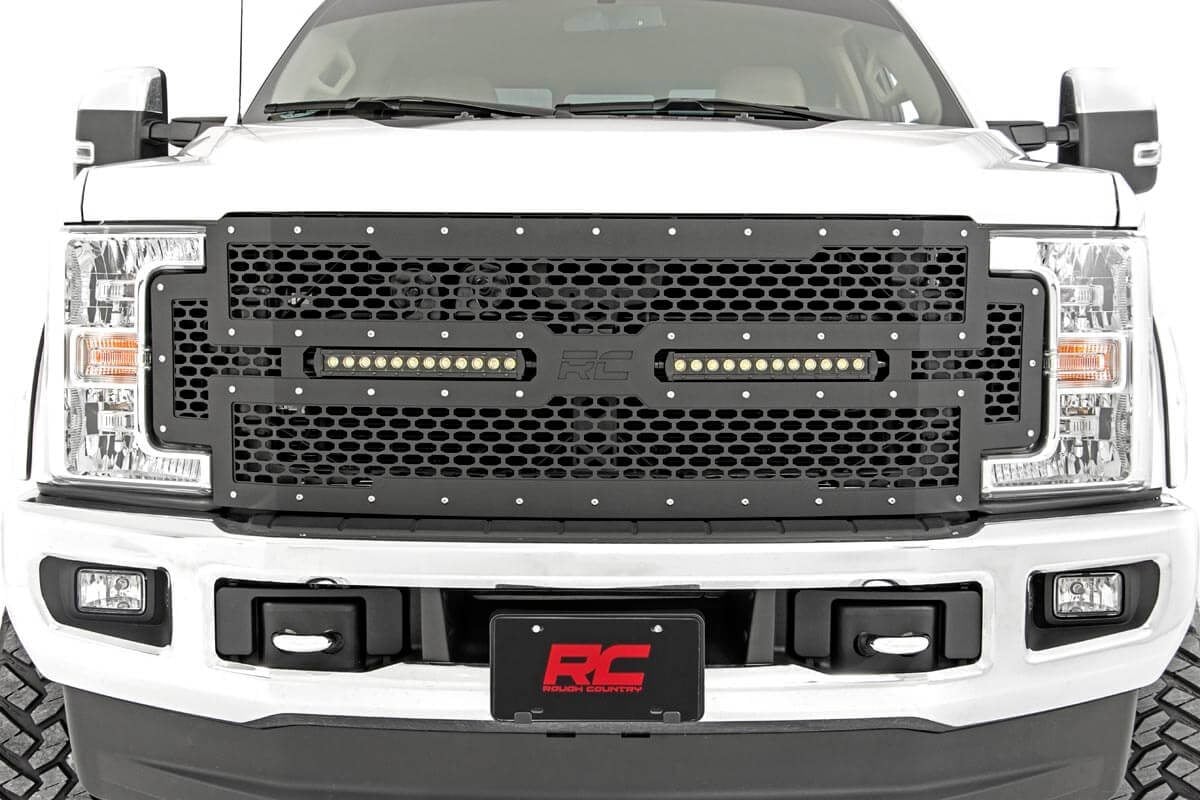 Rough Country Mesh Grille for 2017-2019 Ford F-250 & F-350