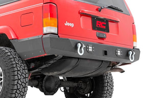 Rough Country High Clearance Rear Bumper With LED Lights for (84-01) Cherokee XJ 2WD / 4WD