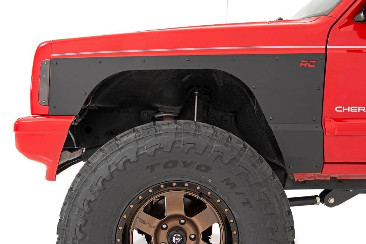 Rough Country Fender & Quarter Panel Armor for 1997-2001 Jeep Cherokee XJ