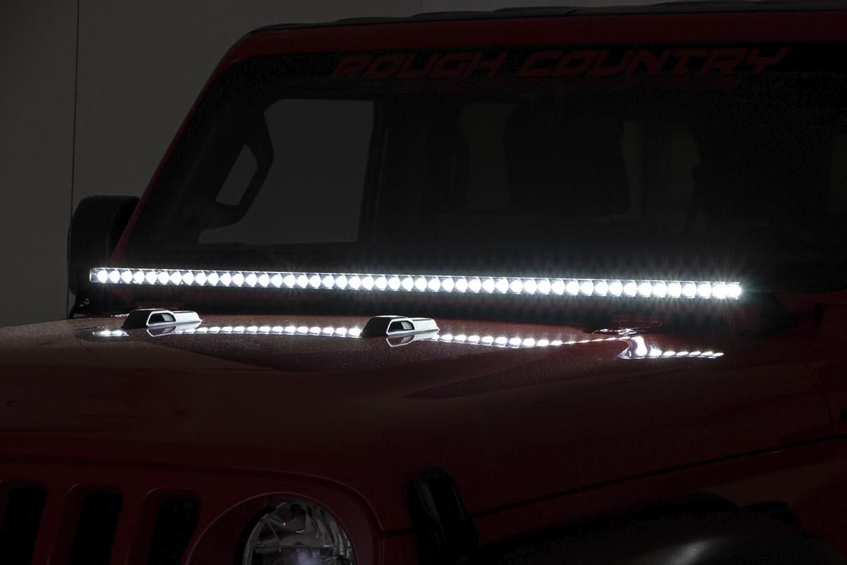 Rough Country LED Light Kit for 2018-2026 Jeep Gladiator JT/Wrangler JL