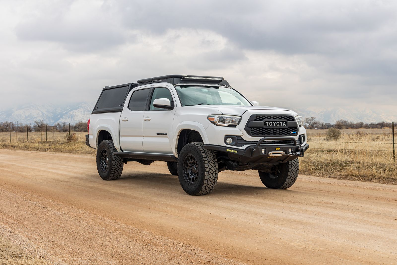 Smittybilt Modular Hidden Winch Center Mount Front Bumper for 2016-2023 Toyota Tacoma