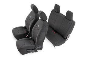 Rough Country Seat Covers | Front and Rear | Jeep Wrangler JK 2 Door (2011-2012)