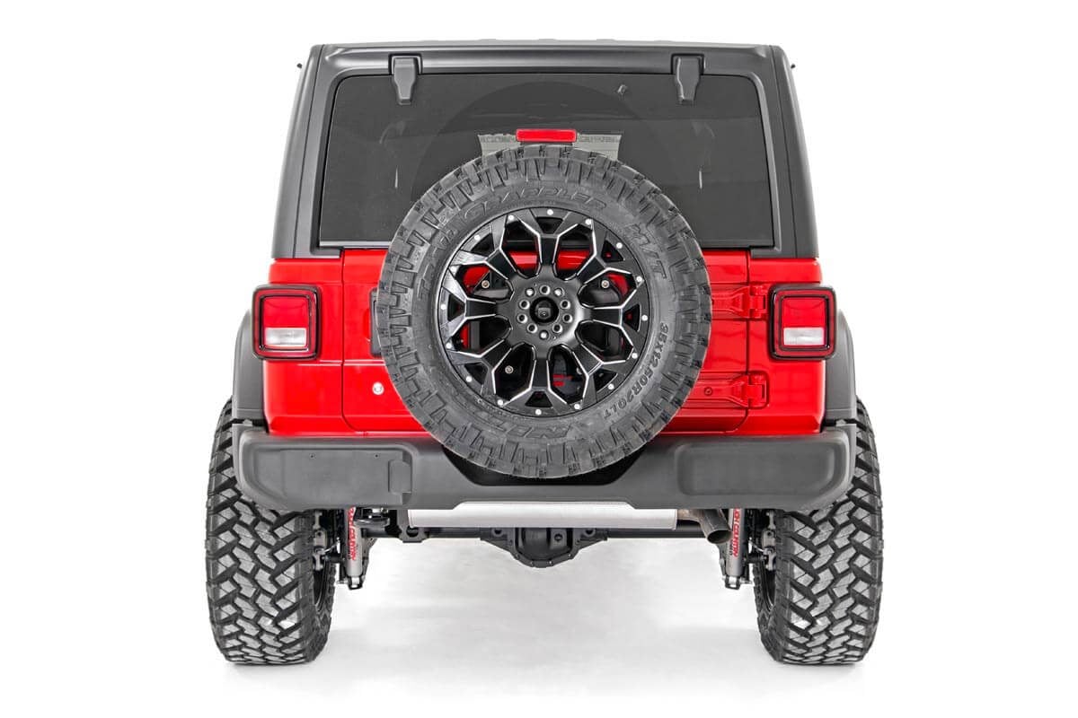 Rough Country Tire Carrier Relocation Plate for 2018-2026 Jeep Wrangler JL/Wrangler Unlimited