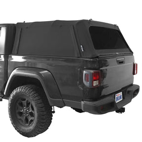 Explorer Soft Shell Foldable Bed Cap for 2020-2026 Jeep Gladiator JT | OVS Black Diamond