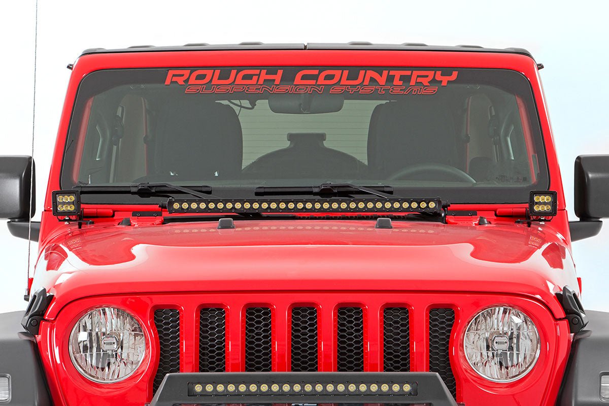 Rough Country LED Light Kit for 2018-2026 Jeep Gladiator JT/Wrangler JL