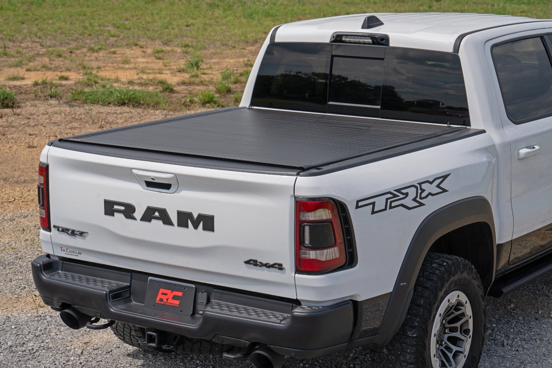 Rough Country Hard Roll up Tonneau Cover for 2019-2025 Ram 1500 & TRX - Recon Recovery