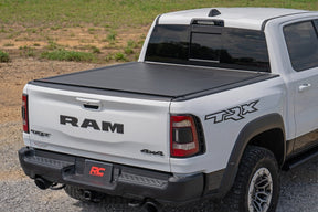 Rough Country Hard Roll up Tonneau Cover for 2019-2025 Ram 1500 & TRX - Recon Recovery