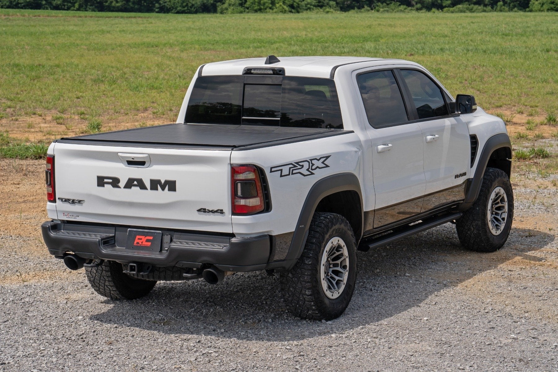 Rough Country Hard Roll up Tonneau Cover for 2019-2025 Ram 1500 & TRX - Recon Recovery