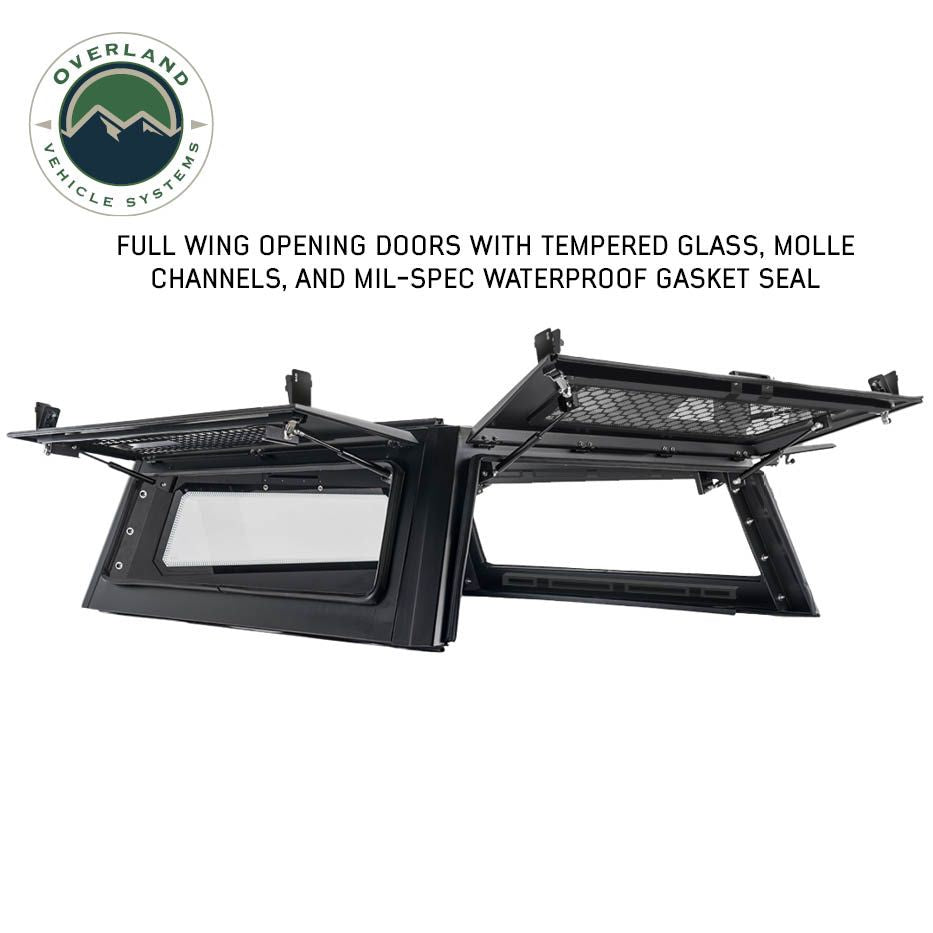 OVS Expedition PRO+ Stainless Steel Truck Cap with Full Windows for 2024-2026 Ford Ranger