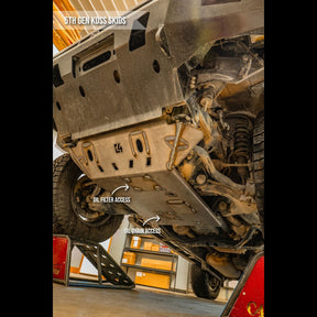 C4 Fabrication Full Skid Plates for 2010-2024 Toyota 4Runner - Recon Recovery