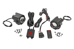 RC V2 Lazer UTV Whip Light Kit – 2400 Lumen Multicolor LED Pair | Complete Off-Road Lighting Package