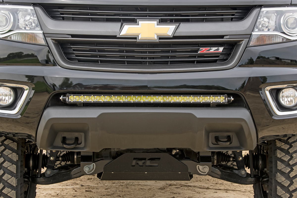 Rough Country Bumper 30 inch LED Light Mount for 2015-2022 GM Canyon & Colorado