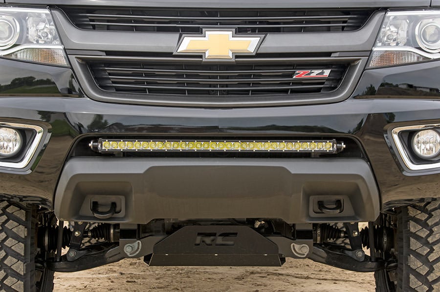 Rough Country Bumper 30 inch LED Light Mount for 2015-2022 GM Canyon & Colorado