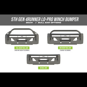 C4 Fabrication Lo-Pro Winch Bumper for 2014-2024 Toyota 4Runner - Recon Recovery
