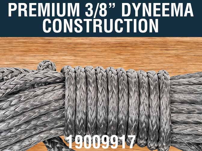 OVS Brute 3/8" × 50′ Winch Line Extension – 20,000 lb Synthetic Rope