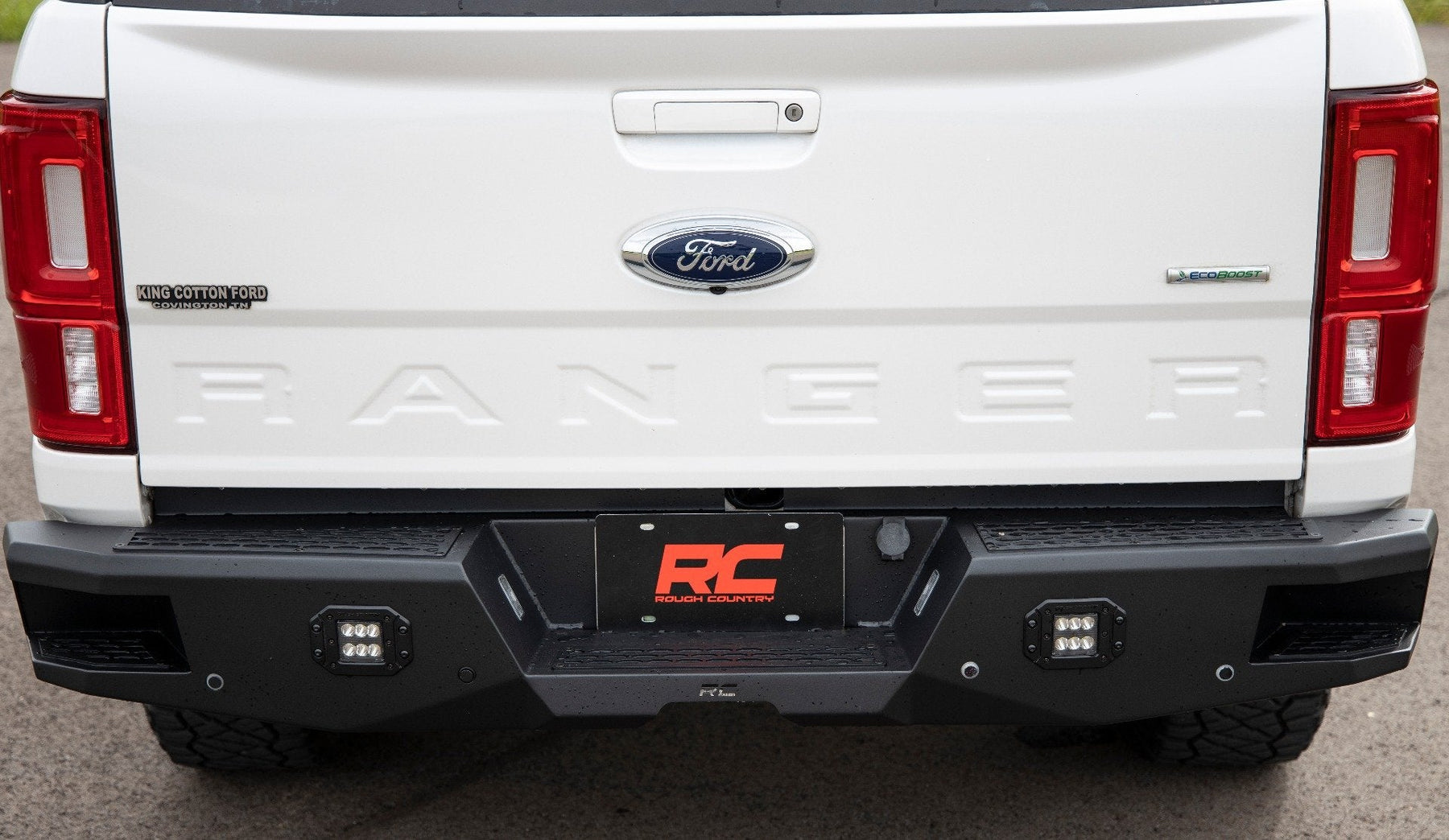 RC Steel Replacement Rear Bumper with LED Lights for 2019-2023 Ford Ranger - Recon Recovery