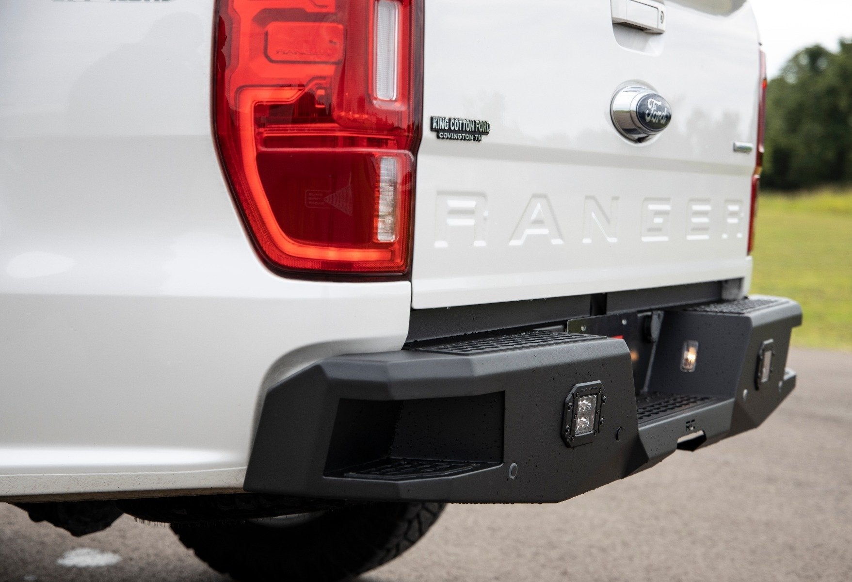 RC Steel Replacement Rear Bumper with LED Lights for 2019-2023 Ford Ranger - Recon Recovery