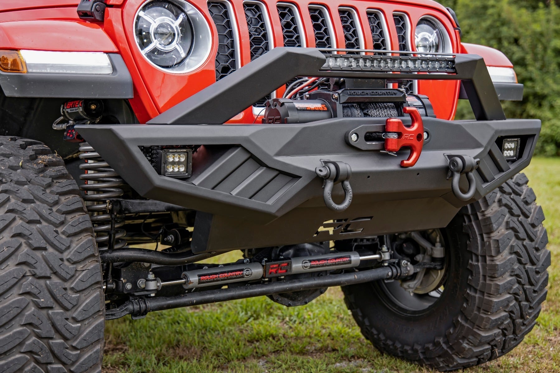 Rough Country Winch Cleat (Red)
