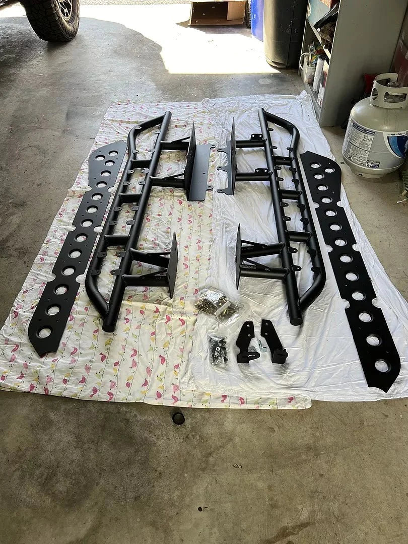 Cali Raised Bolt On Rock Sliders For 2010-2024 Toyota 4Runner - USA Made