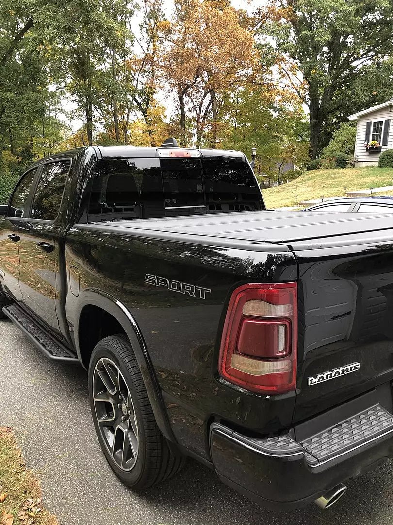 BAK Industries MX4 Hard Tri Fold Tonneau for 2014-2019 GM Silverado Sierra 2500 3500 8ft Bed
