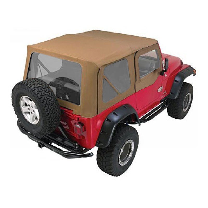 Smittybilt OEM Style Replacement Soft Top w/ Door Skins For 1997-2006 Jeep Wrangler TJ - Denim Spice