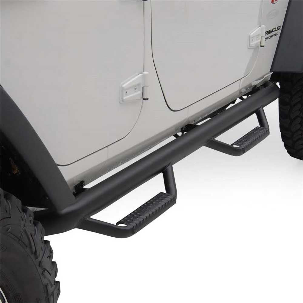 Smittybilt Nerf Step Side Bars (Pair) For 2007-2018 Jeep Wrangler JK - Recon Recovery