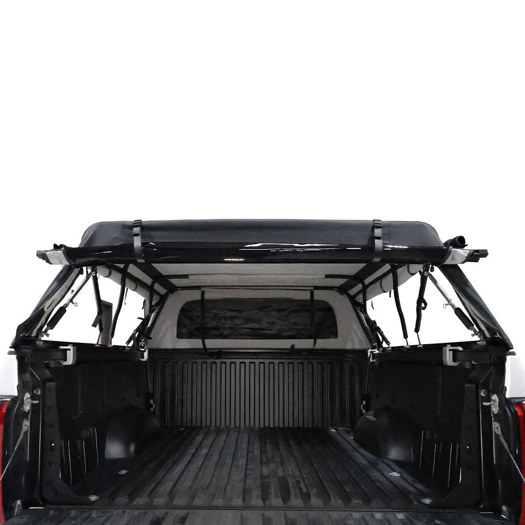 Explorer Soft Shell Foldable Bed Cap for 2022-2026 Toyota Tundra 5.5′ Bed -Black Diamond
