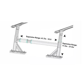 OPENROAD Adjustable Truck Bed Rack | Heavy-Duty Overland Rack System