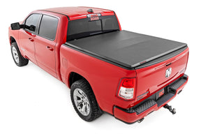 Rough Country Soft Tri-Fold Bed Cover for 2021-2024 Ram 1500 & 1500 TRX