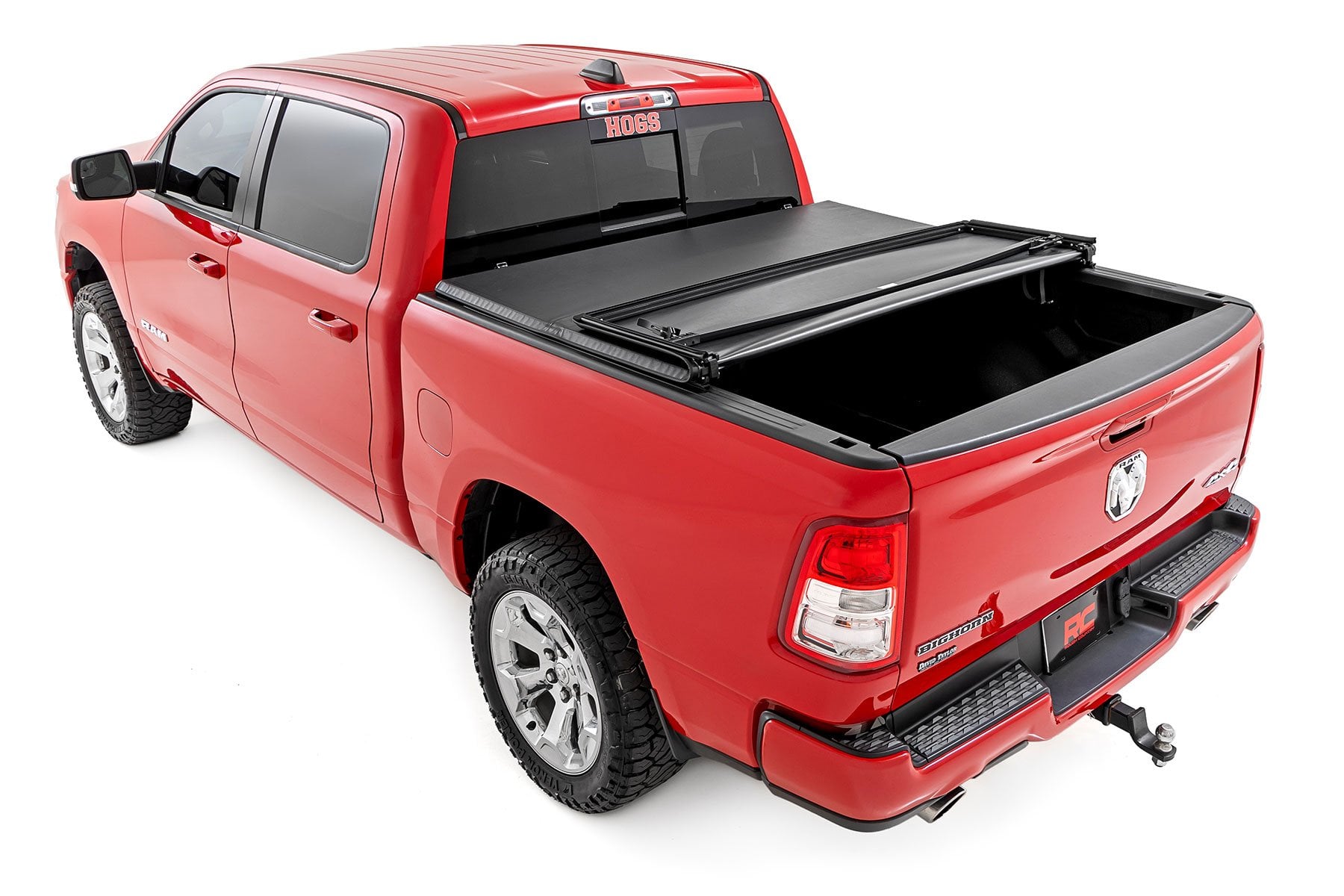 Rough Country Soft Tri-Fold Bed Cover for 2021-2024 Ram 1500 & 1500 TRX