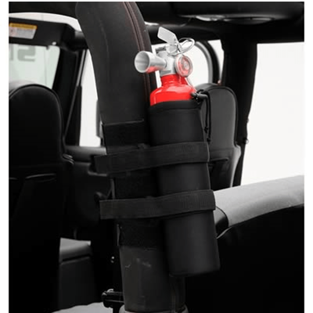 Smittybilt Jeep UTV Roll Bar Mount 2.5 Lb. Fire Extinguisher Holder - Recon Recovery