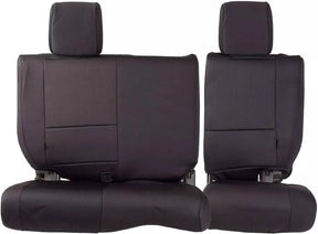 Smittybilt Black Neoprene Seat Cover Set Front & Rear For 2013 - 2018 Jeep Wrangler JK - Recon Recovery