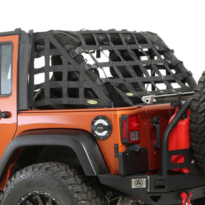 Smittybilt HD Black Cargo Web Trail Net For 2007-2018 Wrangler JK 2 Door - Recon Recovery