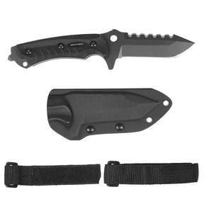 Smittybilt F.A.S.T. Survival Trail Knife – Compact 420 Stainless Rescue Tool- Recon Recovery