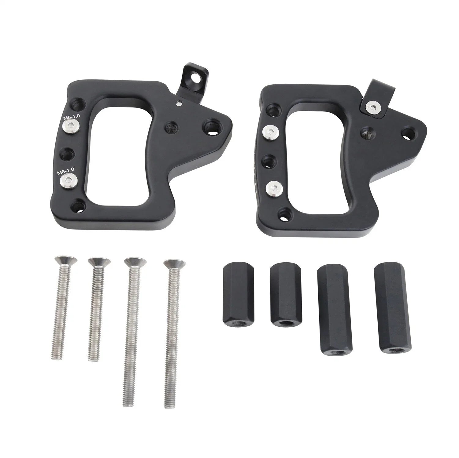 Smittybilt Front Aluminum Grab Handles for 2007-2018 Jeep Wrangler JK - Recon Recovery